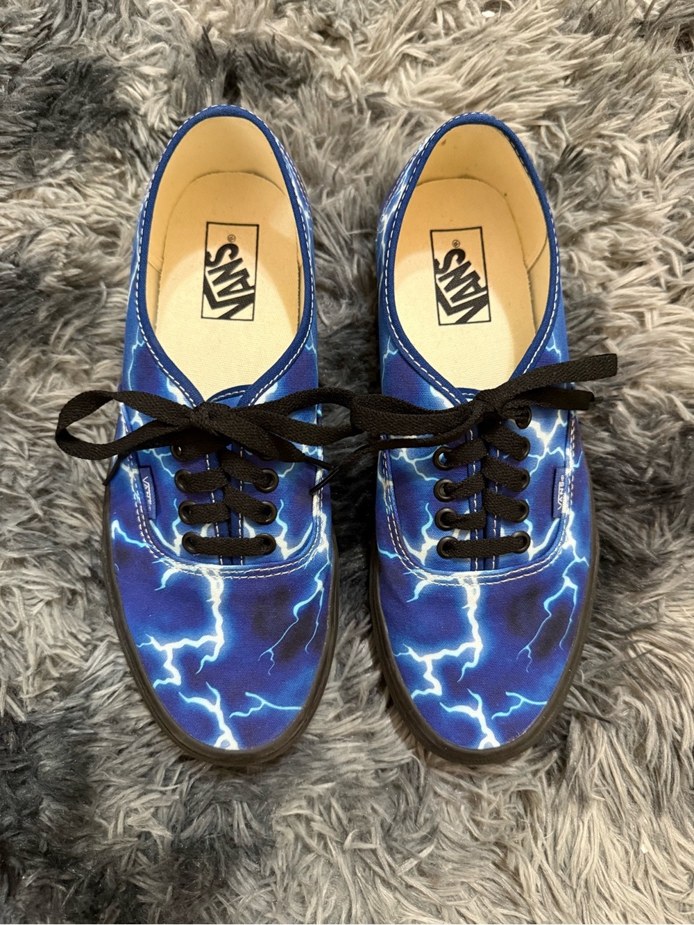 Vans Blue Lightning Shoes 8.5M/10W
